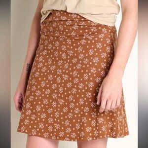 Toad & Co. Chaka Skirt - Fawn Polka Dot